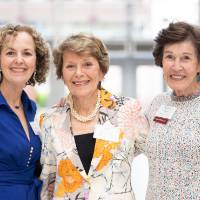 Nancy Batts and guests at the reception